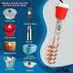 Zlymo Immersion Rod | xAI-956 | 100% Water Proof | ISI Certified | Water Heater Rod | 2000 W Shock Proof Immersion Heater Rod 4