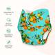 Superbottoms Pack of 2 BASIC 100% Organic Cloth Diapers with 2 Quick Dry pads | 3M-3Y 3