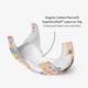 Superbottoms Freesize UNO - Washable Baby Nappy/ Cloth Diaper + 1 Organic Cotton Dry Feel Magic Pad +1 Booster Pad (Pixie Dust) 4