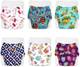 Superbottoms Pack of 6 BASIC Reusable Cloth Diapers for Babies | Adjustable & Washable |3M-3Y 1