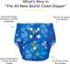 Superbottoms BASIC Reusable Cloth Diaper with NEW Quick Dry UltraThin pads 2