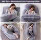 JAGA HOME DECOR Cotton Pregnancy Pillow Pack of 1 Solid G Shape 3