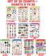 All in One English Chart for Kids | 20 Charts | 38X52 cm | Children Spiral Picture Wall Chart | Alphabet Charts for Kids Learning | abcd Charts for Kids | Wall Hanging Photographic Paper 3