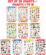 All in One English Chart for Kids | 20 Charts | 38X52 cm | Children Spiral Picture Wall Chart | Alphabet Charts for Kids Learning | abcd Charts for Kids | Wall Hanging Photographic Paper 2