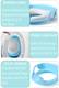 SYGA Baby toilet seat safe soft training seat potty sitting ring with handles bathroom trainer closestool cover (Blue) Potty Box 4