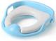 SYGA Baby toilet seat safe soft training seat potty sitting ring with handles bathroom trainer closestool cover (Blue) Potty Box 1
