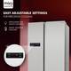 MarQ by Flipkart 584 L Frost Free Side by Side Refrigerator  with Smart Control Panel, Fresh Lock and Multi Airflow Technology 5