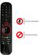 Solid LG Remote Control with Netflix and Prime Functions Compatible for Magic LED TV Lg Remote Compatible with MR21GA LG 4K Smart OLED TV without Mouse & Voice (Without Voice & Mouse Features) LG Remote Controller 3