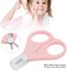 JUNIOR JOE Newborn Baby Safety Nail Scissors Kids Nail Cutter Baby Nail Care 5