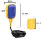 konvio neer 2M Float Switch Water Level Sensor for Pump & Tank (250V) Wired Sensor Security System 2