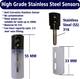 AQUAA SOLUTION 3 Unit Stainless Steel(SS) Sensor For Water Level Controller And Indicator Wired Sensor Security System 2