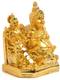 NOKTUS Kubera Lakshmi Idol / Lord Kubera and Lakshmi Statue for Wealth and Harmony Decorative Showpiece  -  10 cm 4