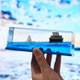 hexa hub Liquid Wave Cruise Ship Decoration Decorative Showpiece  -  10 cm 3
