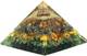 Dhvani Money magnet Crystal pyramid for wealth Decorative Showpiece  -  7 cm 1