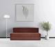 Friends super Life Fashion Life-6X6 Comfort for All with 3 Multi Star 3 Seater Double Foam Fold Out Sofa Cum Bed 4