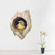 Ajay craft 60 cm Bird 3d type design wall sticker Self Adhesive Sticker 2