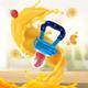XIIAA BABY COMBO OF 6ITEMS TEETHER,BOTTLE,FEEDER,BIB.BRUSH,FRUIT FEEDER Feeder 5