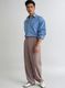 Broadstar Men Straight Fit Beige Polyester Trousers - Image 8