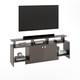 WOODWIDER Barosia Floor TV Cabinet Stand Rack Table, Engineered Wood TV Entertainment Unit 6