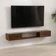 Streemcraft Solid Sheesham Wood Entertainment Floating Tv Unit For Living Room Solid Wood TV Entertainment Unit 5