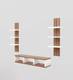 Spyder Craft Wall Shelves Tv Entertainment Unit For Indoor Furniture Engineered Wood TV Entertainment Unit 3