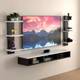 THESMARTCRAFTS Entertainment Unit/TV Cabinet with Rack for Set Top & Decorative Objects Engineered Wood TV Entertainment Unit 2