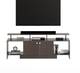 WOODWIDER Barosia Floor TV Cabinet Stand Rack Table, Engineered Wood TV Entertainment Unit 3