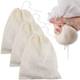 FreshDcart FreshDcart24 Milk Filter Bag,Cheese Cloth Bag for Juice as Strainer Vacuum Cleaner Bag 1