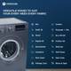 MOTOROLA 9 kg Super Steam Technology Fully Automatic Front Load Washing Machine with In-built Heater Blue 6