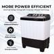InnoQ 9 kg | Turbo Wash | Buzzer | Wheels | Turbo Jet Dryer | Magic Filter | Lint Filter Semi Automatic Top Load Washing Machine White 2