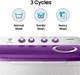 Samsung 7 kg 5 star, Air Turbo Drying Semi Automatic Top Load Washing Machine Grey, Purple 3