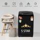 TCL 7 kg 5 Star with 10 Wash Program and Detergent Dispenser, Child Lock with Magic Filter Fully Automatic Top Load Washing Machine Black 3
