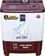 MarQ by Flipkart 10 kg Semi Automatic Top Load Washing Machine Maroon, White 1