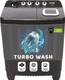 InnoQ 10 kg | Turbo Wash | Buzzer | Wheels | Turbo Jet Dryer | Magic Filter | Lint Filter Semi Automatic Top Load Washing Machine Grey 1