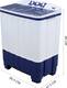 VW 7.5 kg Semi Automatic Top Load Washing Machine White, Blue 4