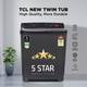 TCL 9 kg 5 Star with Extra Powerful Motor, Magic Filter and Fast Dry Semi Automatic Top Load Washing Machine Grey 3