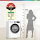BOSCH 9 kg Fully Automatic Front Load Washing Machine with In-built Heater White 2