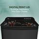 Haier 11 kg Toughened Glass with Digital Kingfisher Print, Anti Bacterial Vortex Pulsator, 1300 RPM, Spray Function, Wash Programs, Magic Filter, Rat Mesh Semi Automatic Top Load Washing Machine Black 3