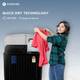 MOTOROLA 8 kg 5 star rating Midnight Series Semi Automatic Top Load Washing Machine Black 6