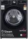 LG 12 kg 5 Star, AI Direct Drive Technology, Wi-Fi Enabled, Steam Wash, Intelligent & Convenient Fabric Care, Allergy Care, Remote Control, In-Built Heater Fully Automatic Front Load Washing Machine with In-built Heater Black 1