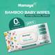 MAMAYA Baby Wipes with coconut oil, Aloe Vera, Ph5.5, pack of 7 2