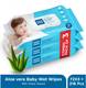 MeeMee wet wipes with lid pack of 3 72 count each 1