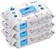 DIGNITY Poochie Biodegradable Baby Wipes, 150 x 200 mm, 80 Wipes/Pack - Pack of 3 (Clear) 1