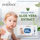 EVELANCE Caring Baby Wet Wipes with lid & Aloe Vera Extract| 72 Pieces|Pack Of 6 2