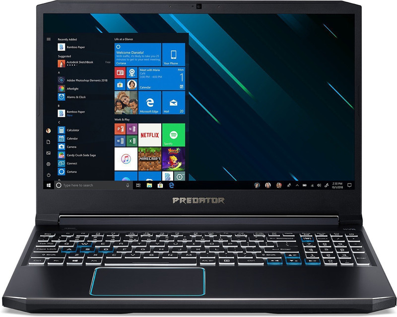 Acer Predator Helios 300 Intel Core I7 9th Gen 9750h - 16 Gb/1 Tb Hdd/256 Gb Ssd/Windows 10 Home/6 Gb Graphics/Nvidia Geforce Gtx 1660 Ti Ph315-52-76w
