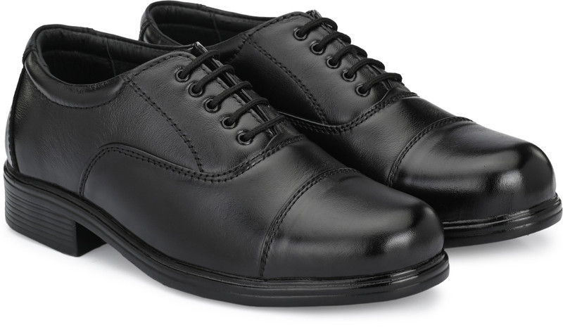 Joker Pure leather police shoe Oxford For Men (Black , …
