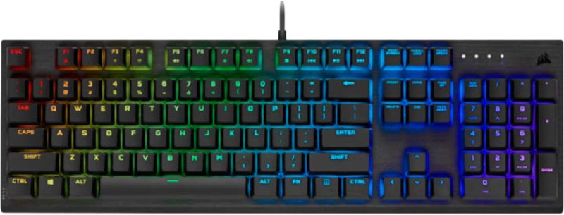 Corsair K60 RGB PRO Wired USB Standard Gaming Keyboard Compatible with Desktop, Laptop, Mac (Black)