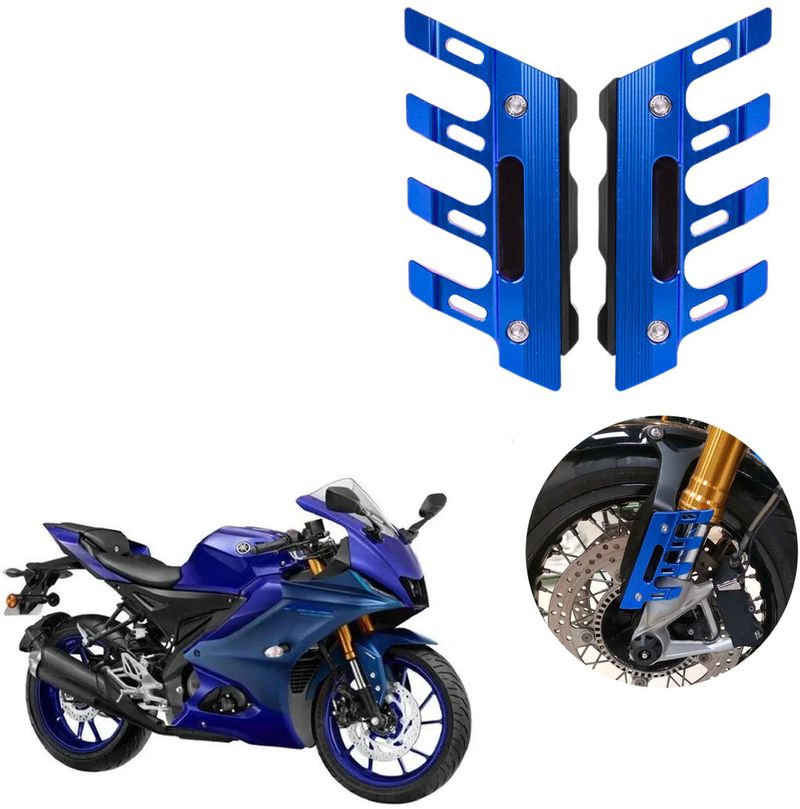 Vagary Blue CNC Shocker Protector Fender Slider for R15 V4/M - Image 2
