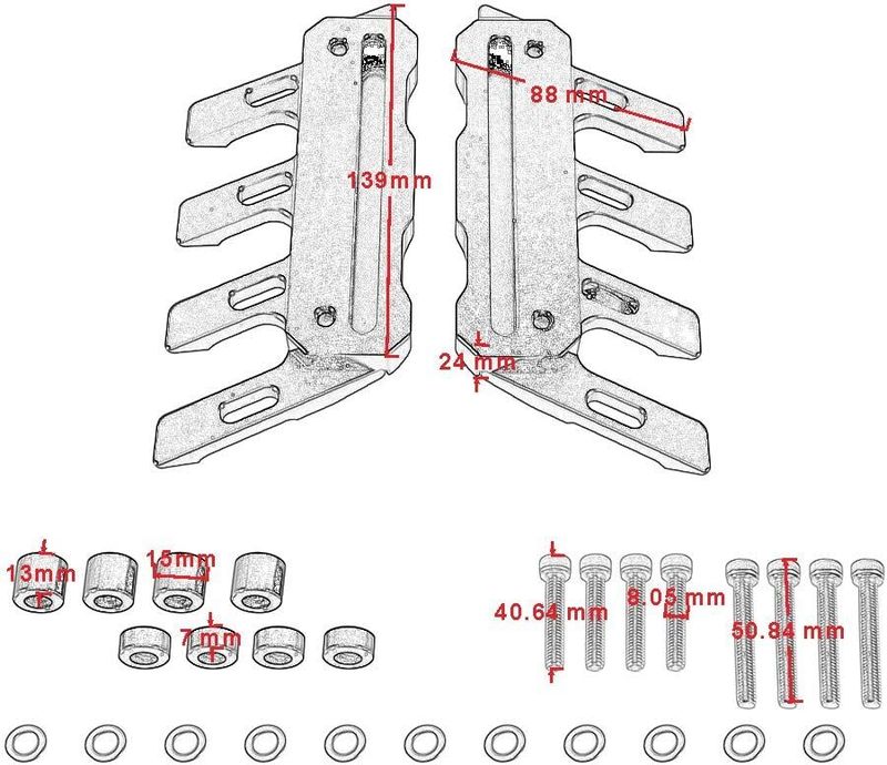 Vagary Blue CNC Shocker Protector Fender Slider for R15 V4/M - Image 5