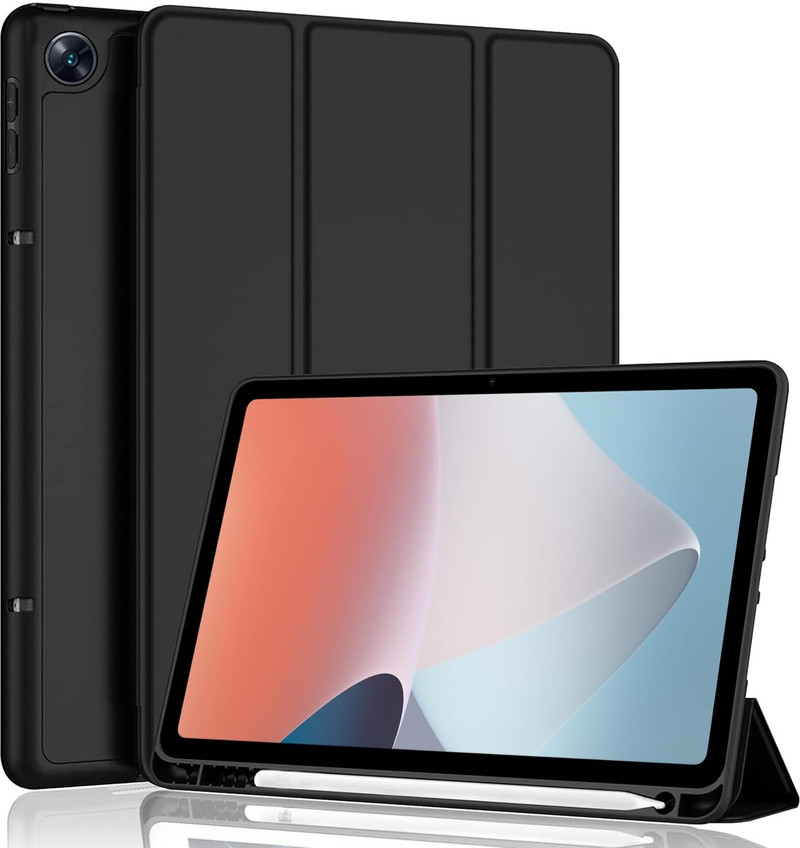 COVERHUB Flip Cover for Oppo Pad Air 10.36 inch Black, Shock Proof, Pack of: 1